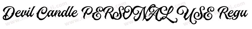 Devil Candle PERSONAL USE Regula字体转换
